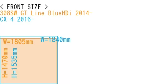 #308SW GT Line BlueHDi 2014- + CX-4 2016-